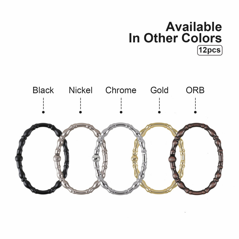 UtopiaAlley Shower Curtain Hooks & Reviews Wayfair